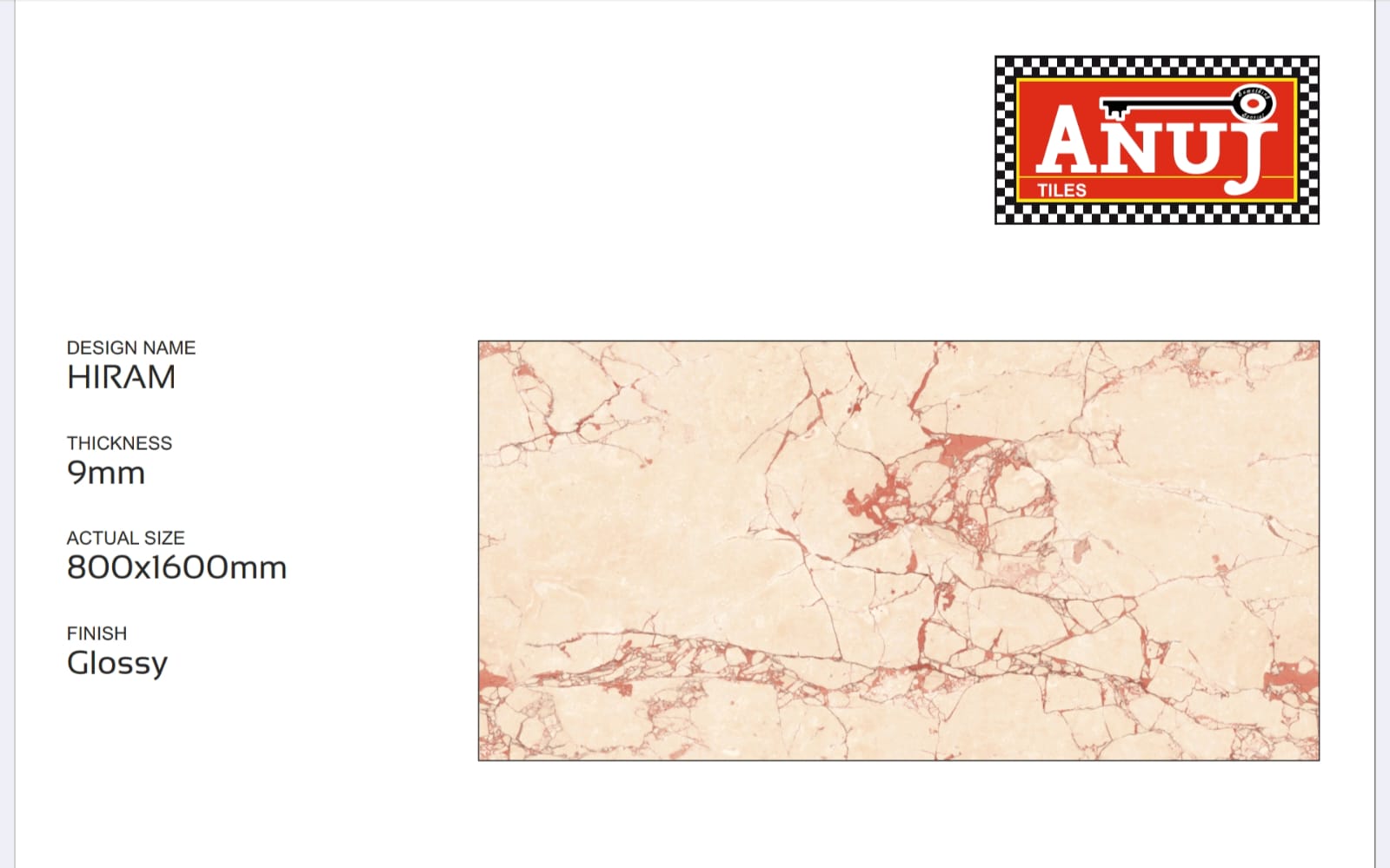 ANUJ 800X1600  SLAB TILE  -HIRAM